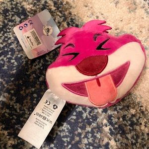 Disney plush - Cheshire Cat two-sided emoji face Disney Plush - Cheshire Cat 4”